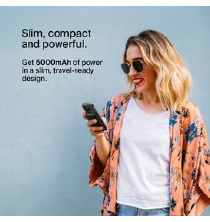 BELKIN BoostCharge Magnetic Wireless Power Bank 5K + Stand