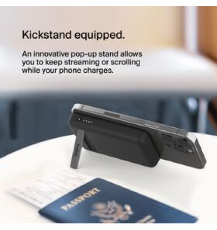 BELKIN BoostCharge Magnetic Wireless Power Bank 5K + Stand