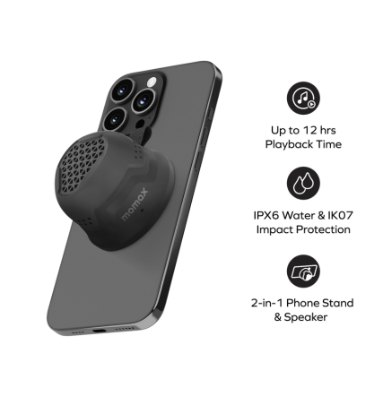 Momax 1-Vibe Go Magnetic Wireless Outdoor Speaker