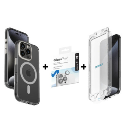 Momax iPhone 16 Protection Bundle Set 