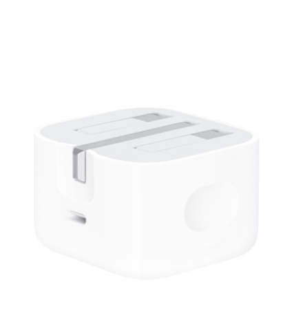 Apple 20W USB-C Power Adapter (3-Pin Flat) 