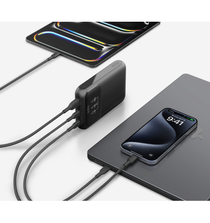 BELKIN BoostCharge Pro 3-Port Laptop Power Bank 20K