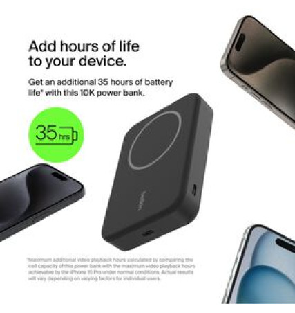 Belkin BoostCharge Pro Magnetic Power Bank 10K
