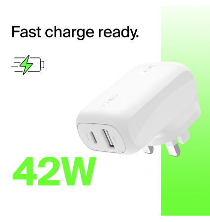 Belkin BoostCharge Dual Wall Charger 42W