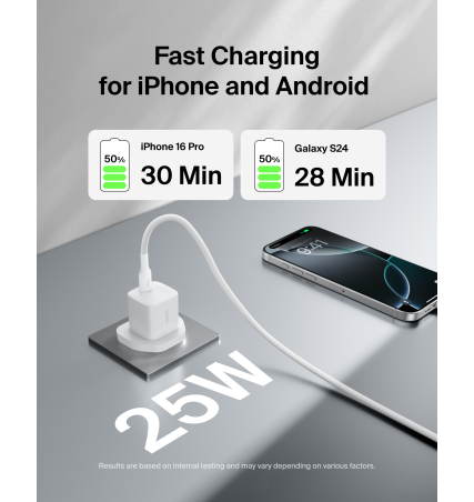 Belkin BoostCharge USB-C Wall Charger 25W