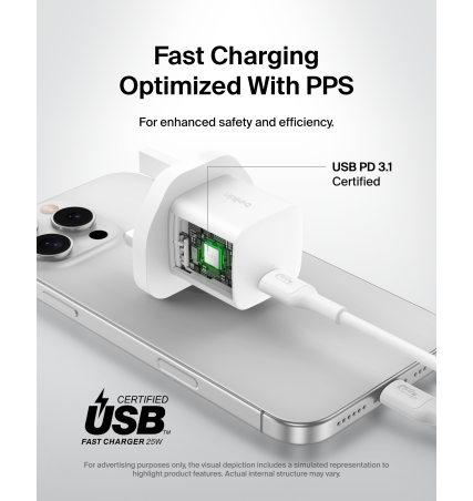 Belkin BoostCharge USB-C Wall Charger 25W
