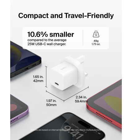 Belkin BoostCharge USB-C Wall Charger 25W