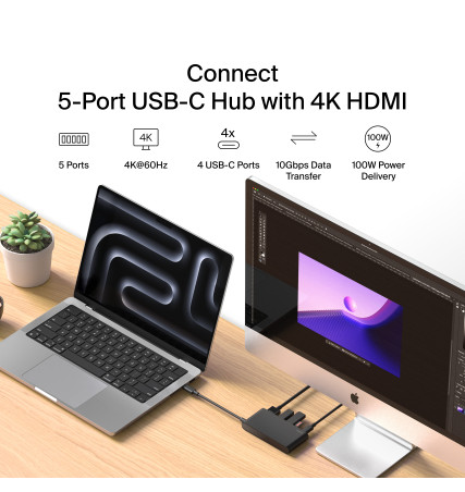 Belkin USB-C 5-IN-1 Display Hub