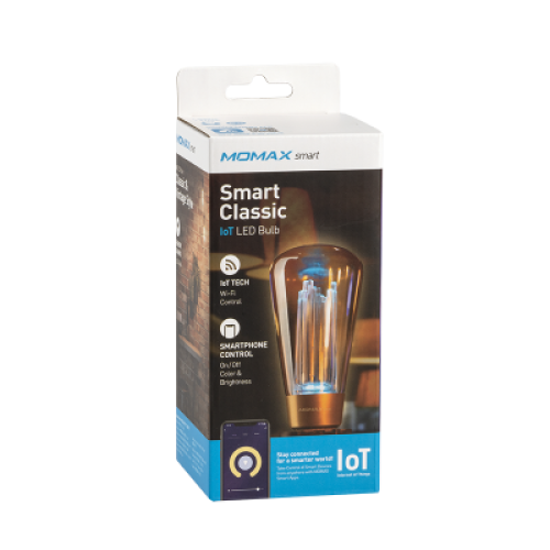 Momax SMART Classic IoT LED Bulb (RGB color)