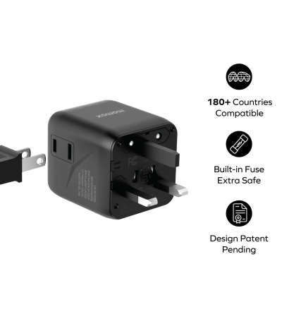 Momax 1-World Travel Adapter 