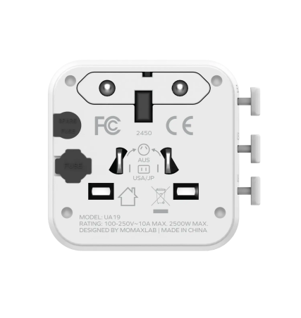 Momax 1-World Travel Adapter 