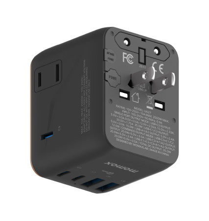 Momax 1-World² PD35W 5 ports + AC Travel Adapter 