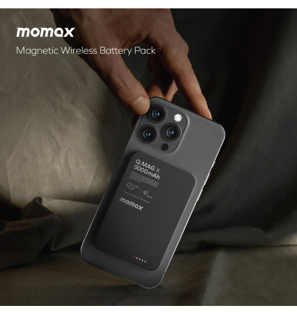 Momax Q.Mag X 5000mAH Wireless Battery Pack