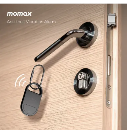 Momax PinBuzz Rechargeable Anti-Theft Personal Alarm With Find My Locator