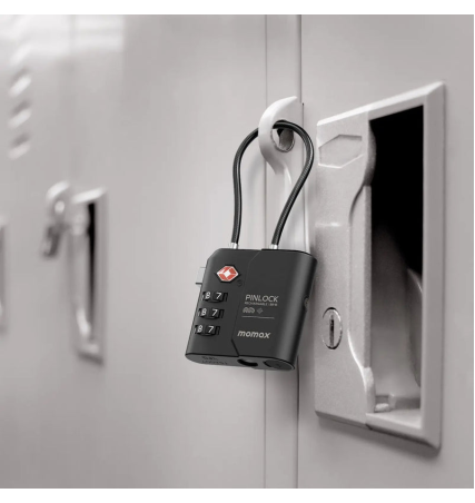 Momax PinLock Find My Locator with TSA Padlock