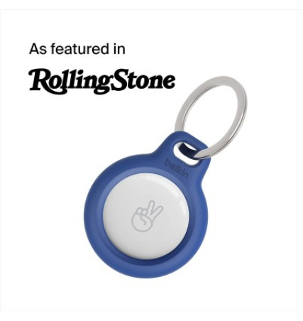 Belkin APPLE AIRTAG SECURE HOLD KEYRING BLUE