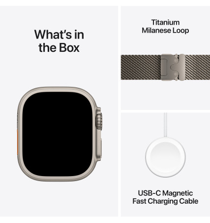 Apple Watch Ultra 3 - Milanese Loop