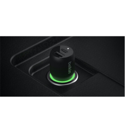 Belkin BoostCharge 37 W DUAL USB CAR CHARGER W USB-A & USB-C
