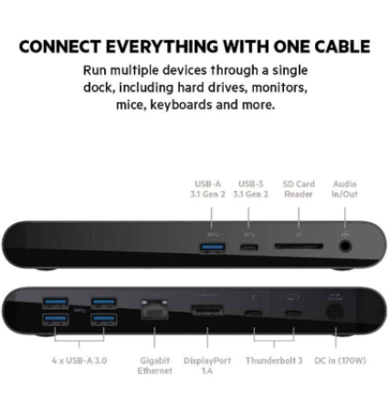Belkin Thunderbolt 3 Dock Pro for Mac and PC