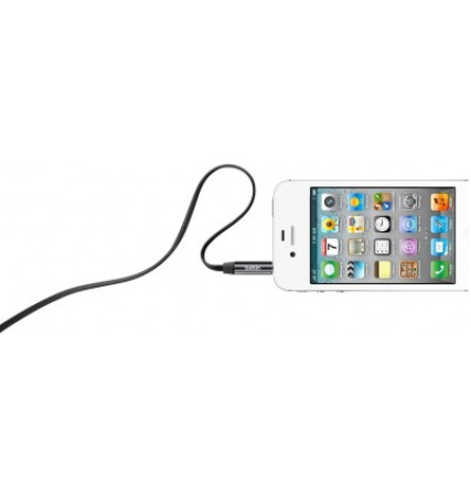 Belkin MIXIT↑™ Aux Cable CABLE 3.5MM AUD M/M FLATRT ANGLE 4-FT BLK