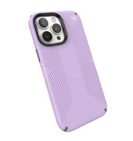 Speck Presidio2 Grip iPhone 14 Pro Max Case spring purple