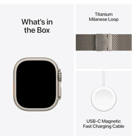 Apple Watch Ultra 2 GPS + Cellular 49mm Natural Titanium Case