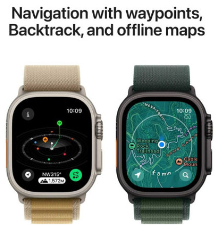 Apple Watch Ultra 2 GPS + Cellular 49mm Natural Titanium Case